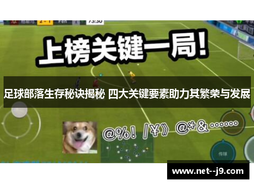 足球部落生存秘诀揭秘 四大关键要素助力其繁荣与发展